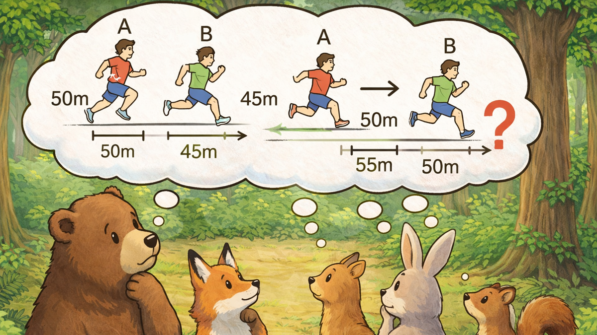 50���[�g����55���[�g�����̋������