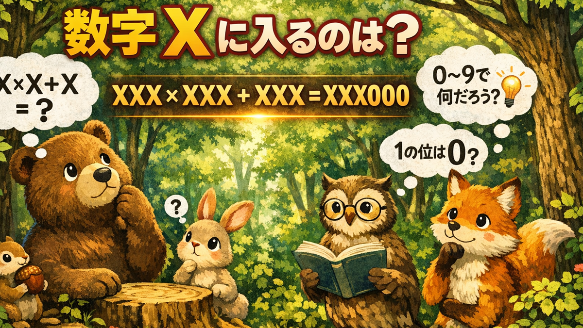 XXX �~ XXX �{ XXX �� XXX000�𖞂���X�̐����͉���